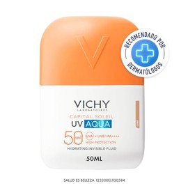 Capital Soleil Uv Aqua Fluido Hidratante SPF 50 1 Envase 50 ml Color Tono Claro