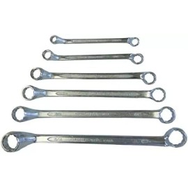 Shop-Tek 6-Piece Double Box Offset Wrench Set, 10mm - 22mm