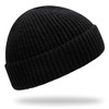 EODKSE Mens Winter Hat, Warm Knitted Cuffed Hat, Soft and