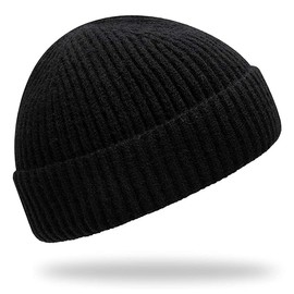EODKSE Mens Winter Hat, Warm Knitted Cuffed Hat, Soft and Stretchy, Thick Lined, Unisex Design, Men and Women, 1 Piece