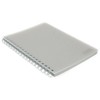 Sunstar Stationery S2638827 Mitte Double Ring Notebook, B6, Light Gray