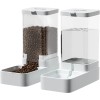Gravity Pet Feeder and Water Dispenser Set