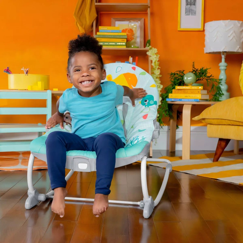 Bright Starts silla mecedora wild vibes 13031 color 0400-azul