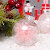 O-Kinee Clear Christmas Baubles, Pack of 16 Christmas Baubles, Tree