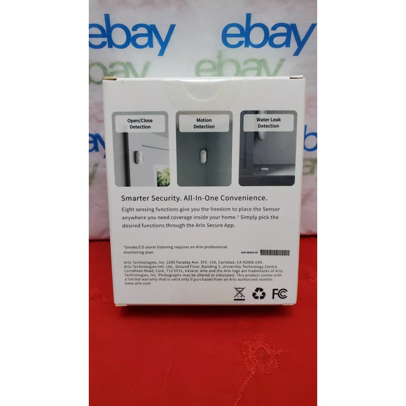 arlo MS1001-100NAS All-In-One Sensor with 8 Functions for Home Security