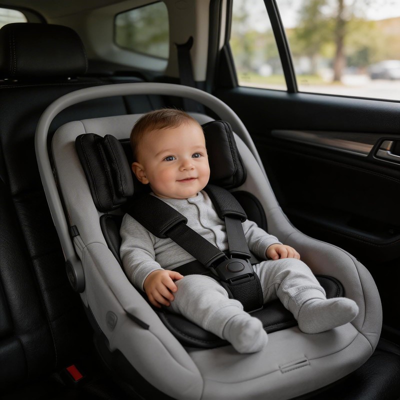 HNHUAMING Infant Car Seat Insert with 2 Headrest for Doona|Graco,