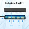 USB hub, 4-port USB 2.0 hub, ultra-thin portable USB splitter,