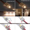 YUTOKEER LED Strip Connector, 2-Pin 8 mm Solderless for 5050