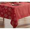 Newbridge Fancy Metallic Snowflake Christmas No-Iron Soil Resistant Fabric Holiday
