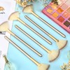Ziliny 12 Pcs Soft Facial Fan Brush Blush Makeup Brush