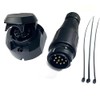 JVJ 13 Pin Trailer Plug with 13 Pin Trailer Socket