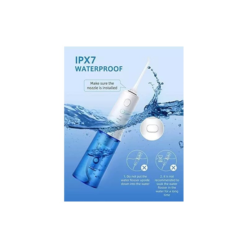 Joya Hilo Dental De Agua Inalambrico Para Dientes, Ipx7 Y