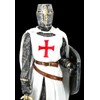 White Knight Templar Figure with Shield and Sword | Templar