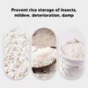 Rice Storage Container, Clear PP Plastic Grain Storage Container with