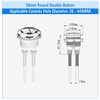 38mm Dual Flush Push Button, Replaceable Toilet Flush Button, Chrome