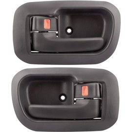 Pair Gray Interior Front Right & Left Driver Passenger Side Door Handles for Toyota Sienna 1998 1999 2000 2001 2002 2003 6927808010B0 6927708010B0 80533 80504 TO-2530G-RS TO-2530G-LS