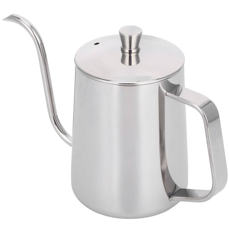 600ml Coffee Drip Kettle 304 Stainless Steel Slender Spout Thicken