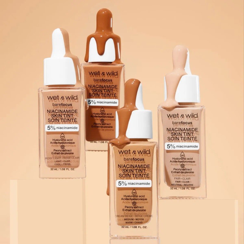 Wet n Wild Base de Maquillaje Serum Bare Focus Niacinamide