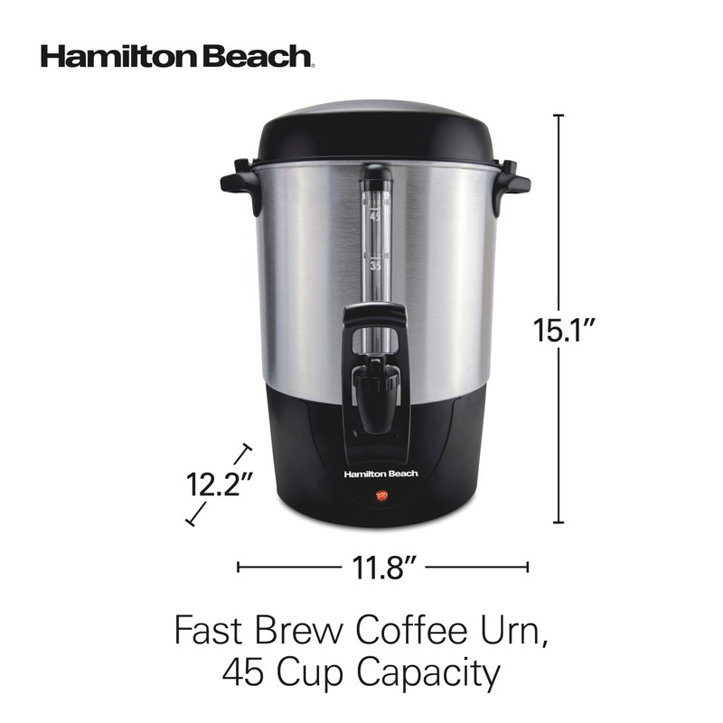 Hamilton Beach 45 Cup Fast Brew Coffee Urn and Hot