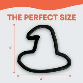 Witch Hat Cookie Cutter (4 inches)