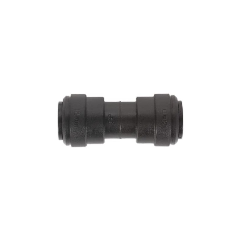 Sealey JGCS12 Straight Coupling 12mm Pack of 5, John Guest