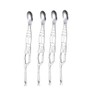 GRIRIW 4pcs Stainless Steel Crab Fork Spoon Set Seafood Tools