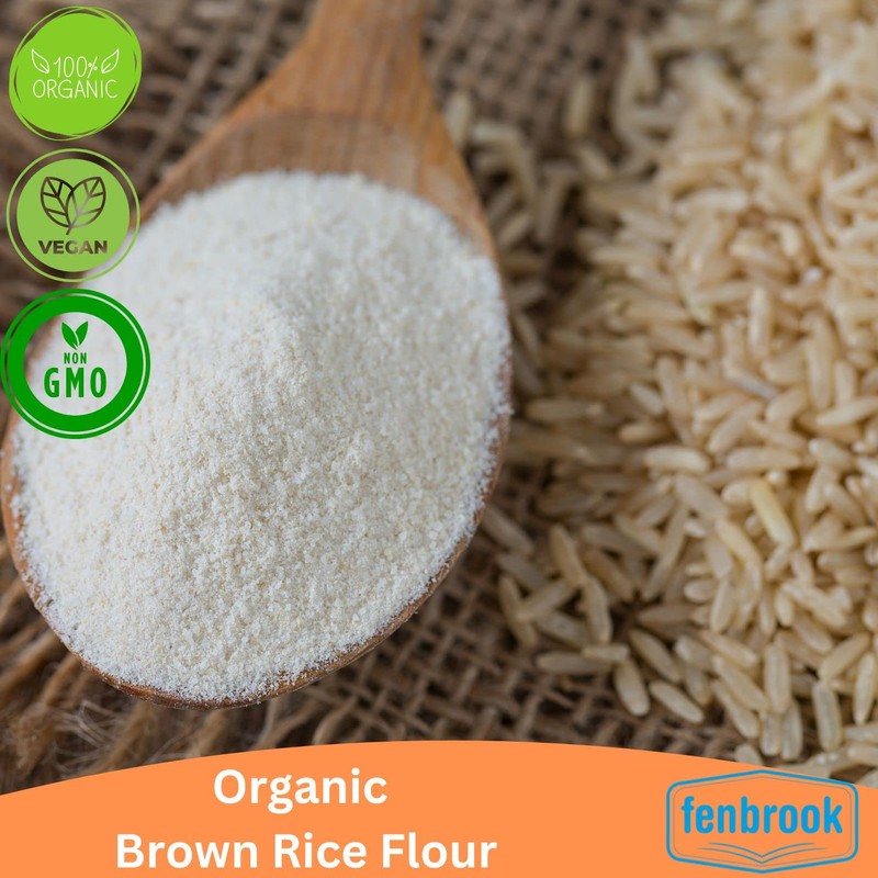 Organic Brown Rice Flour 500g | Certified Organic by Fenbrook