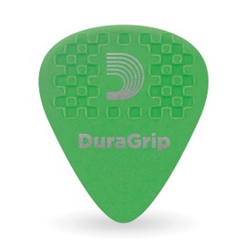 D'Addario DuraGrip Guitar Picks, 10 Pack, Medium, Green (7DGN4-10)
