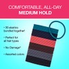 Scunci Effortless Beauty Large No-damage Multi-color Elastics