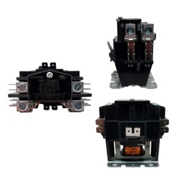 Migro 1 Pole 40 AMP Heavy Duty AC Contactor Replaces Virtually All Residential 1 Pole Models C140A Equivalent (2- Year Warranty Silver Alloy Content Contactors)