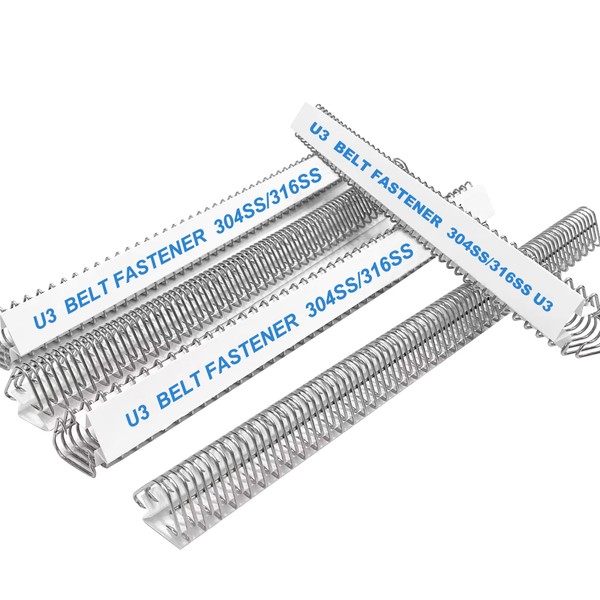 U3 12'' Conveyor Belt Clipper Lacing 316 Steel Buckle Industrial