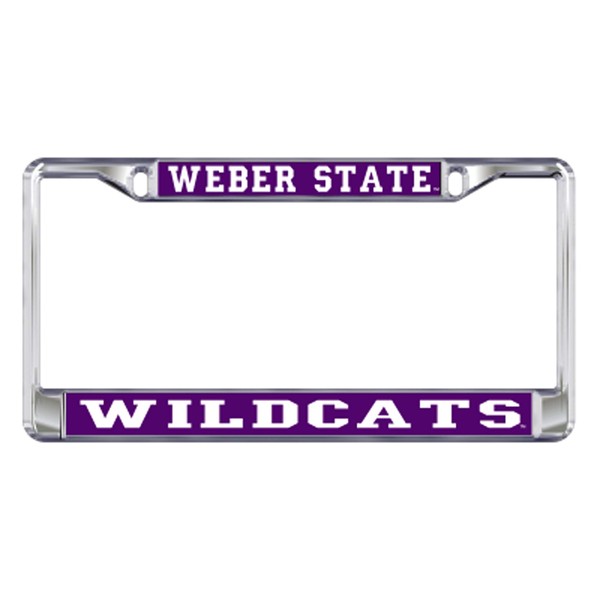 Craftique Weber State Plate_Frame (Domed WSU Wildcats Metal FR (46406))