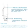 Greenhouse Trellising Kit - 10 Roller Hooks & 100 Support