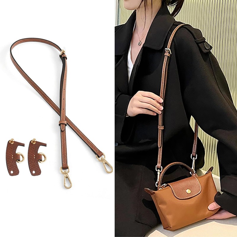 Jiesinlov Leather Bag Shoulder Strap Replacement Crossbody Adjustable Conversion Kit