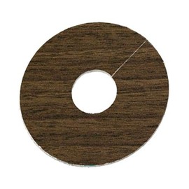 Radiator Pipe Rose Covers x2 Pack of Laminate Surrounds in 28 Colour Matches to Named Brands (FC35 Dark Walnut)