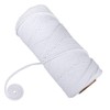 jijAcraft 4MM Cotton Macrame Rope Cord for Crafts,100M White Cotton