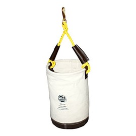 Graintex CB1119 Leather Bottom Canvas Bucket with Hook