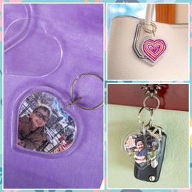 READY 2 LEARN Heart Key Rings - Set of 12 for Kids - Classroom Favors