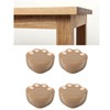 12 Pcs Corner Protector Cat Paw Shape Silicone Material 3.8x3.8x1.9cm
