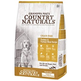 Grandma Mae's Country Naturals Grain Free Dry Dog Food 14 LB Turkey Recipe