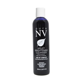 Pure NV Violet Brightening Cleanser Brighten & Tone Blonde, Silver, & Gray Hair Color Prevents Brassy & Yellow Tones For Color Treated Hair Sulfate, Sodium Chloride & Paraben Free 8.5 Oz.