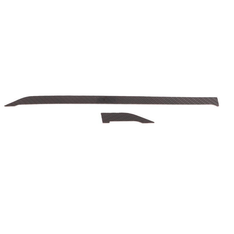 2PCS UTV Center Console Trim Carbon Fiber Smooth Surface Replacement