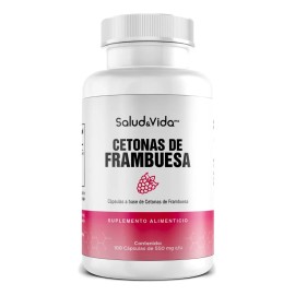 Cetonas Frambuesa 500 100 Cápsulas Salud Vida