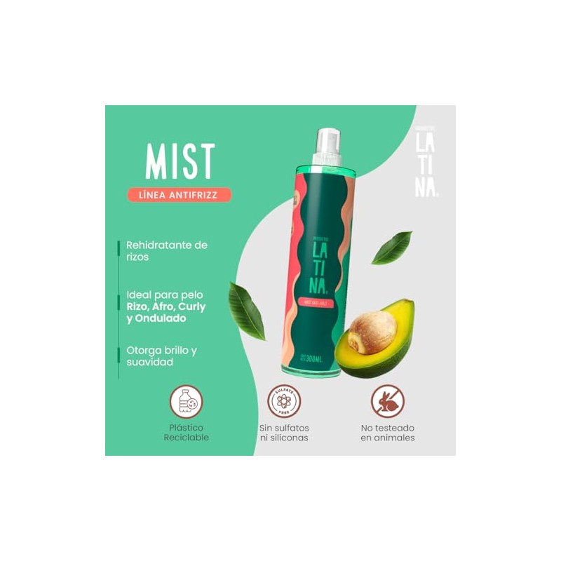LATINA Mist Anti Frizz Cabello Aceite para Cabello - Complementar