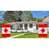 GaryTodd Canada Garden Flag,12×18 Inch Outdoor Banner for Canadian Yard