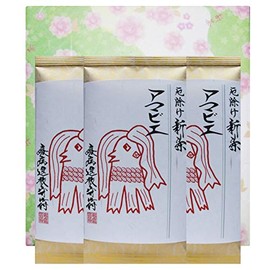 Plague Dissipation New Tea Ammabier 3.5 oz (100 g), 3 Bags Gift Set, Made in Shizuoka