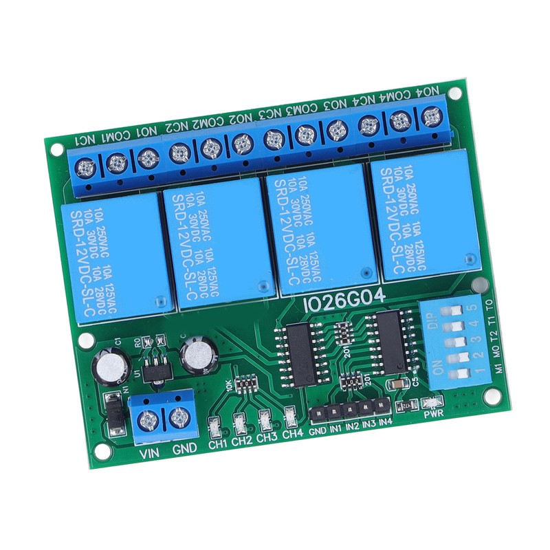 Relay Module 4 Channel Control Board Switch Controller DC 12V