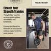 Dominion Strength Training Heavy-Duty Leather Dip Belt with Steel Chain