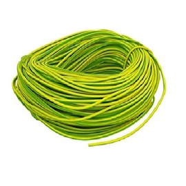 Merriway BH01485 Earth Sleeving, 3.0mm Yellow & Green, 10 Metres (33 feet)