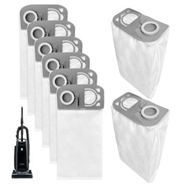 Alrens 8 Pack HEPA Vacuum Cleaner Bags for Riccar R25 Series R25S, R25D, R25P Upright Series Vacuums Cleaner, 5-Filtration Layers for Maximum Dust Trap
